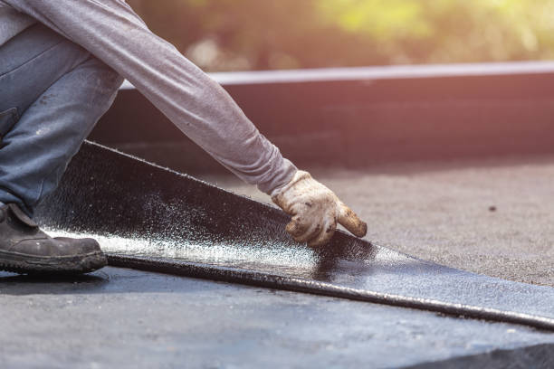 Professional Basement Waterproofing technician working in Elmer, NJ